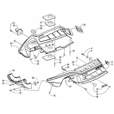 BELLY PAN AND FRONT BUMPER ASSEMBLY