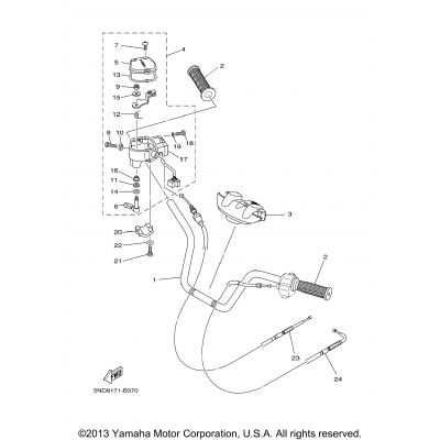 Steering Handle Cable