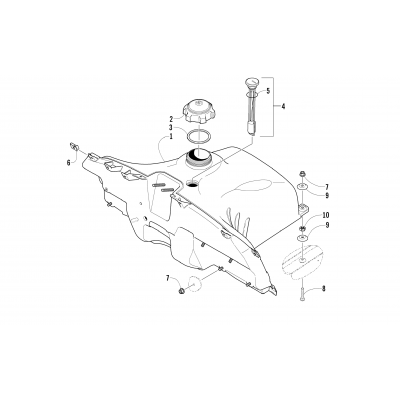 GAS TANK ASSEMBLY