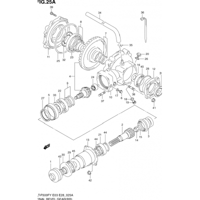 FINAL BEVEL GEAR (REAR)(MODEL Y)