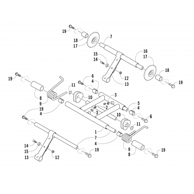 REAR SUSPENSION ARM ASSEMBLY