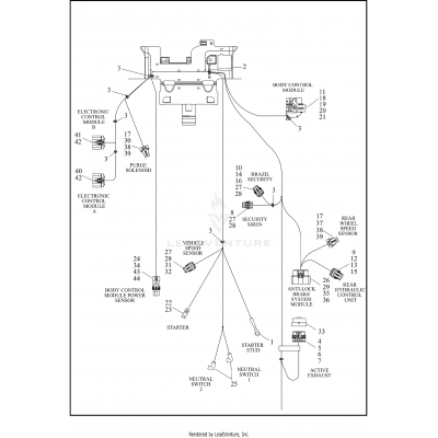 WIRING HARNESS, MAIN, ABS - FXSB (4 OF 5)