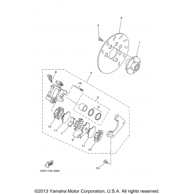 Rear Brake Caliper