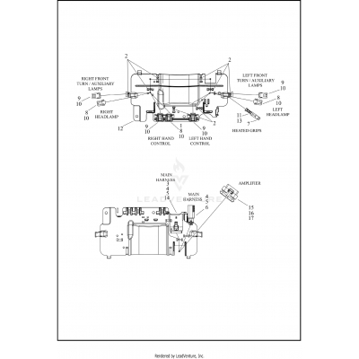 WIRING HARNESS, FAIRING - (CHINA, HDI)