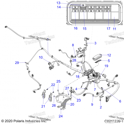 Electrical, Main Wire Harness