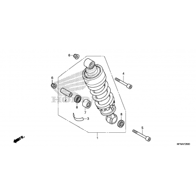 REAR SHOCK ABSORBER