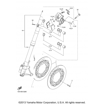 Front Brake Caliper