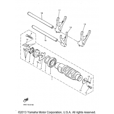 Shift Cam Fork