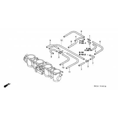 THROTTLE BODY (TUBING)