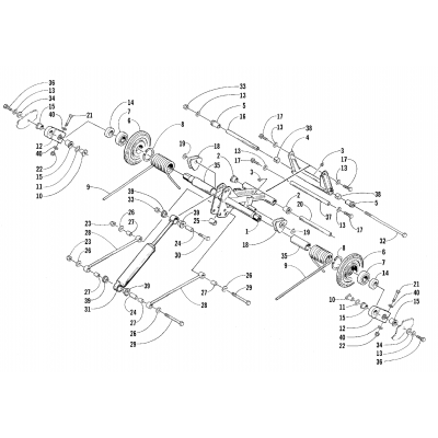 REAR SUSPENSION REAR ARM ASSEMBLY