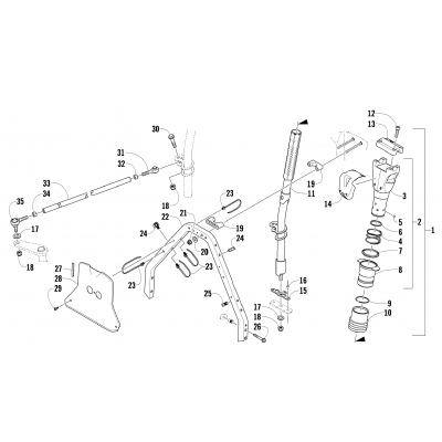 STEERING POST ASSEMBLY