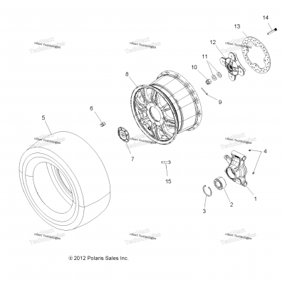 Wheels, Rear & Hub A13gh8eak