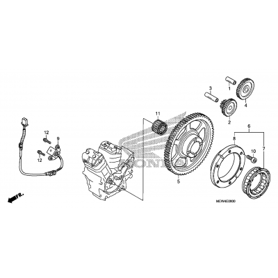 PULSE GENERATOR / STARTING CLUTCH