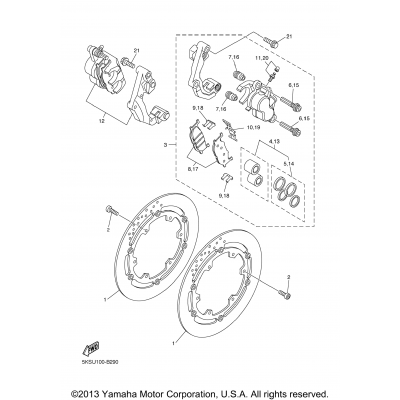 Front Brake Caliper