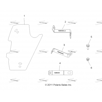 Engine, Cooling System, Radiator Shield