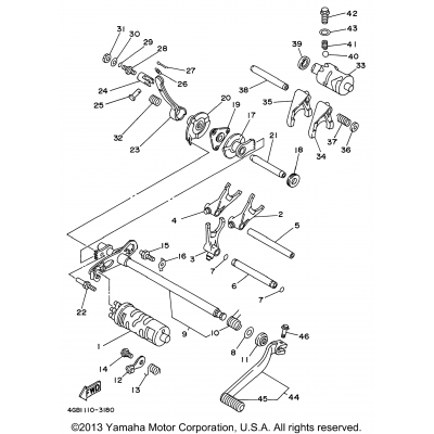 Shift Cam Shift Fork