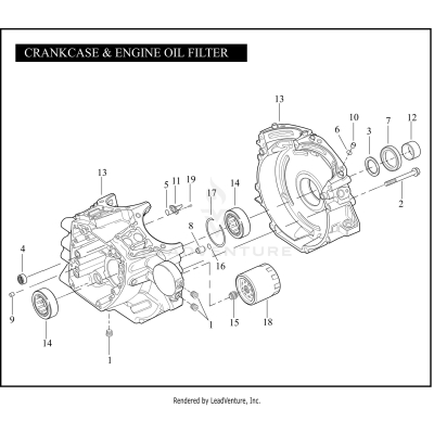 CRANKCASE & ENGINE OIL FILTER - TWIN CAM 88™