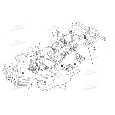 FRAME AND RELATED PARTS