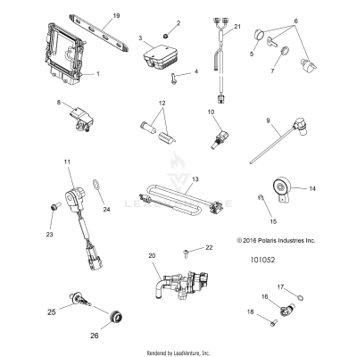 ELECTRICAL, SWITCHES, SENSORS, ECU and CONTROL MODULES - A19SVA85BG (101052)