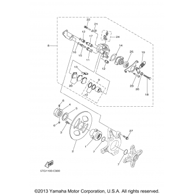 Rear Brake Caliper