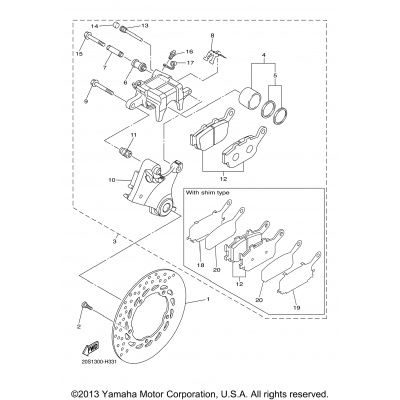 Rear Brake Caliper