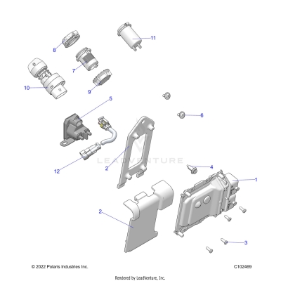 ELECTRICAL, SWITCHES, SENSORS and ECM - A25SEA57L5 (C102469)