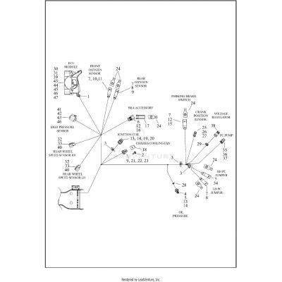 WIRING HARNESS, MAIN - FLHTCUTG (7 OF 9)