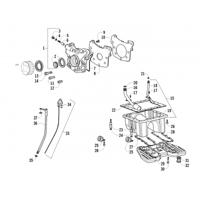 OIL PUMP AND PAN ASSEMBLY