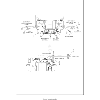 WIRING HARNESS, FAIRING - (AUSTRALIA, CHINA, ENGLAND, HDI, JAPAN)