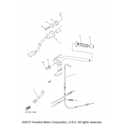 Steering Handle Cable