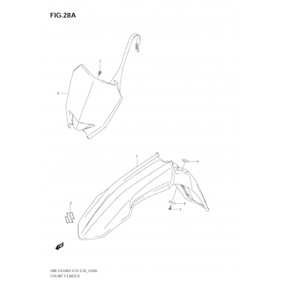 FRONT FENDER (RM-Z450 L1)