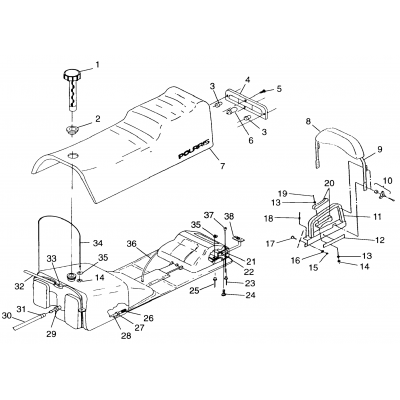 Seat & Gas Tank