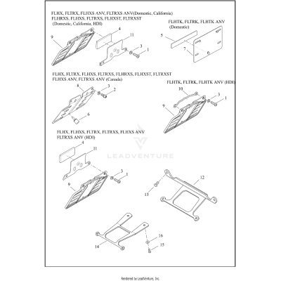 LICENSE PLATE BRACKETS