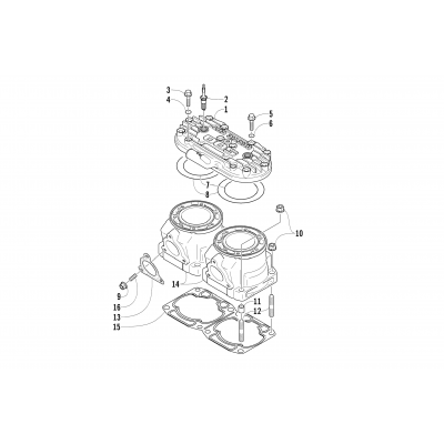 CYLINDER AND HEAD ASSEMBLY