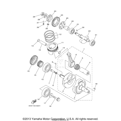 CRANKSHAFT PISTON