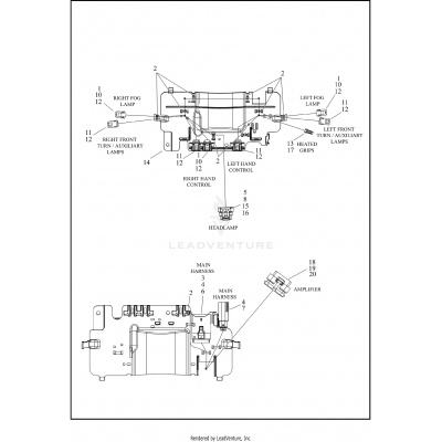 WIRING HARNESS, FAIRING -  (AUSTRALIA, DOMESTIC, JAPAN)