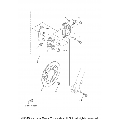 Front Brake Caliper