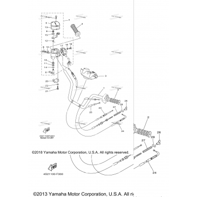 Steering Handle Cable