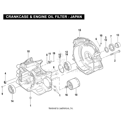 CRANKCASE & ENGINE OIL FILTER - JAPAN