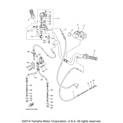 Steering Handle Cable