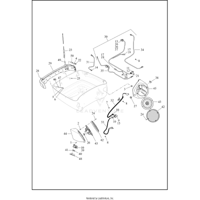 LAMPS AND SPEAKER HOUSINGS, ULTRA TOUR-PAK - FLHTCUTG