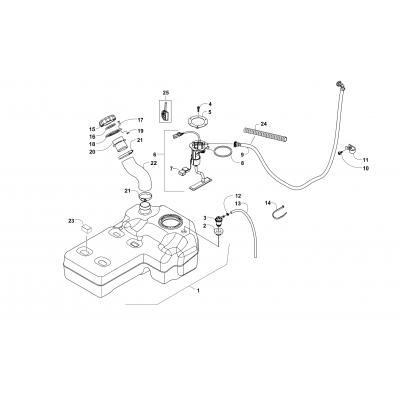 GAS TANK ASSEMBLY