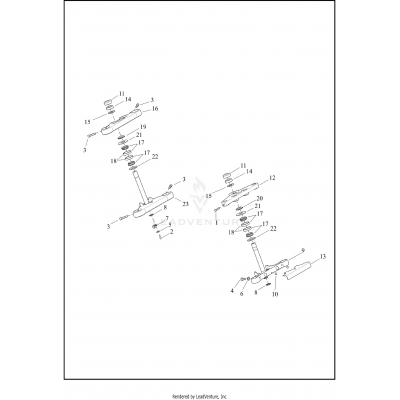 FORK BRACKETS, FRONT - FXSB & FXST