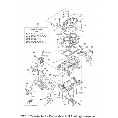 Cylinder Crankcase 1