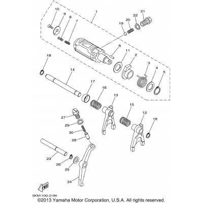 Shift Cam Fork