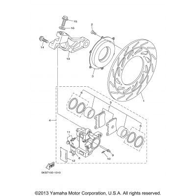 Rear Brake Caliper