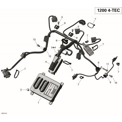 10- Engine Harness And Electric Module