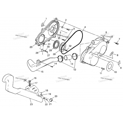 Clutch Cover Scrambler 400L