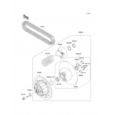 Driven Converter/Drive Belt