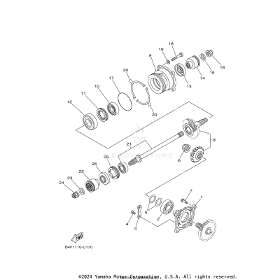 MIDDLE DRIVE GEAR